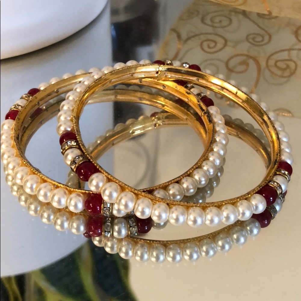 Pearl Bangles - image 1